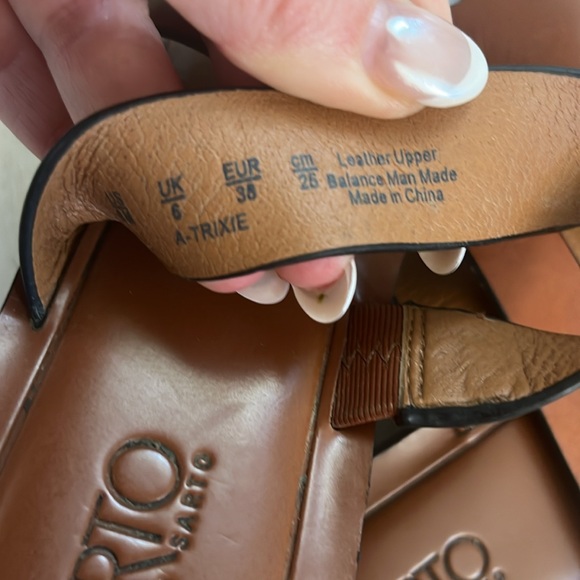 Sarto Leather Sandals - Picture 3 of 4